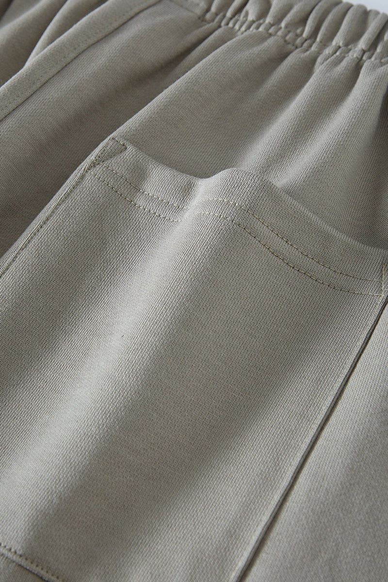 Teen Solid Color Heavyweight French Terry Joggers