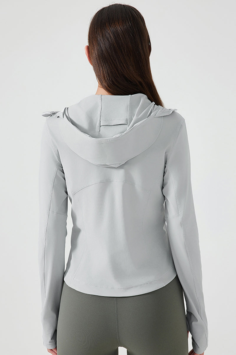 Women Hooded Face-Covering Uv Protection Cooling Quick-Dry Breathable Outdoor Sunscreen Jacket