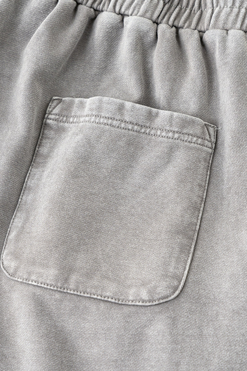 Post-Apocalyptic Washed Shorts - Unisex Loose Fit