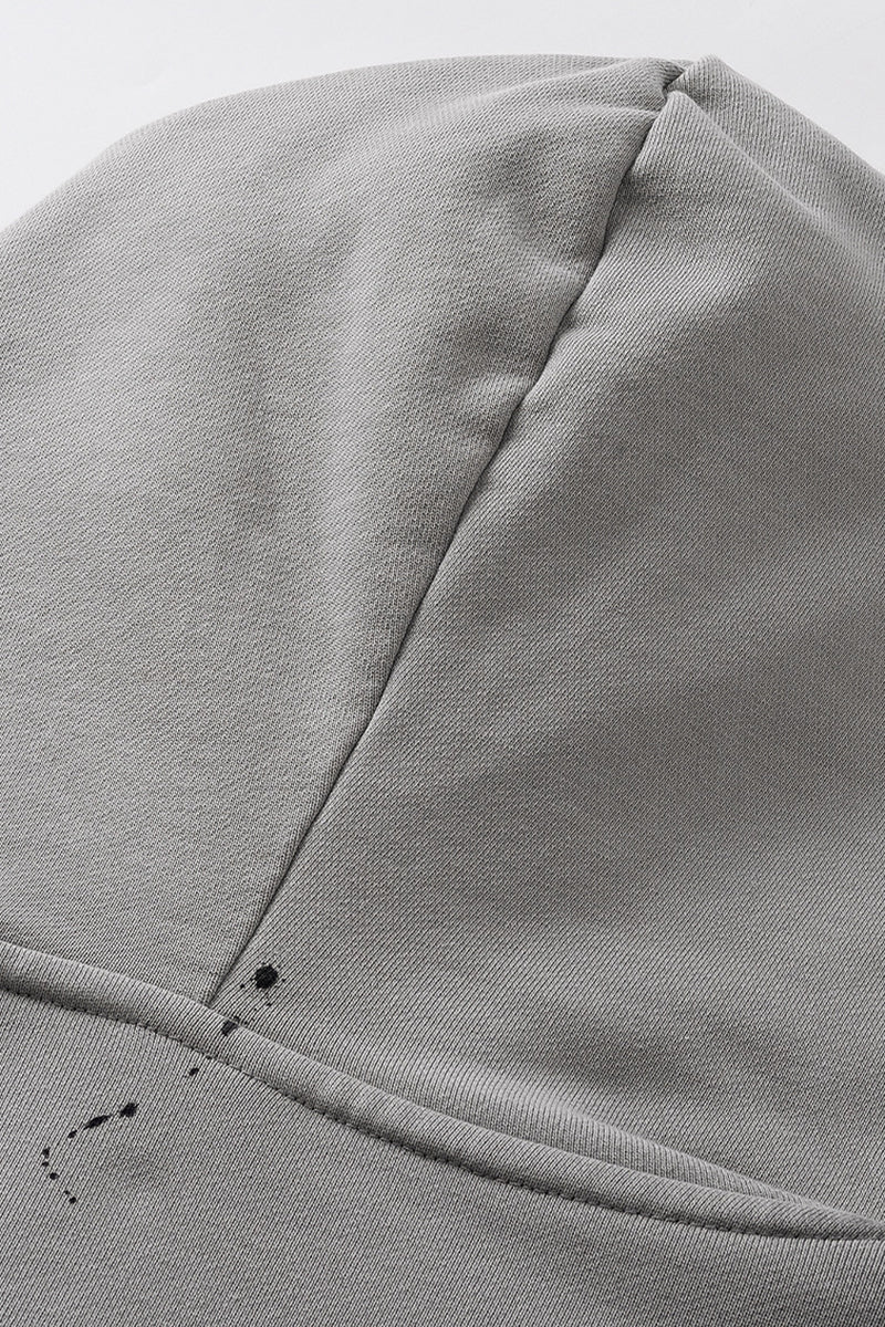 Men/Women Loose Hoodie - Vintage Spray Paint Graffiti YKK Zip