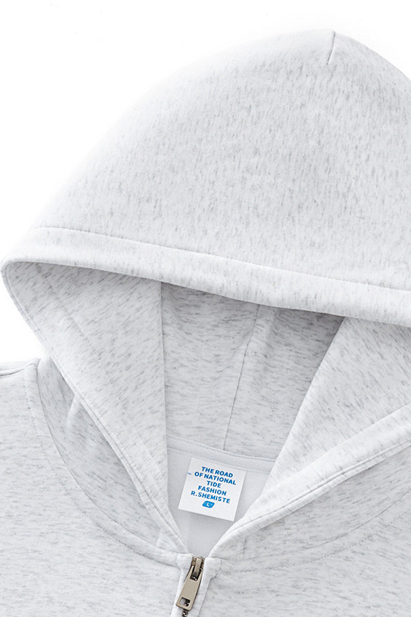 Unisex Warm Double-Zip Hooded Active Jacket
