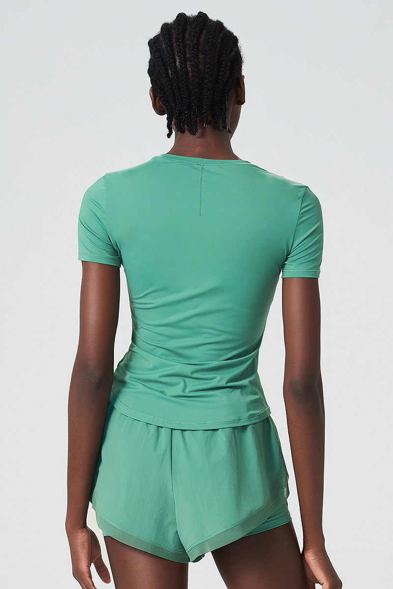 Women's Loose Breathable Athletic Shorts T-Shirt Set