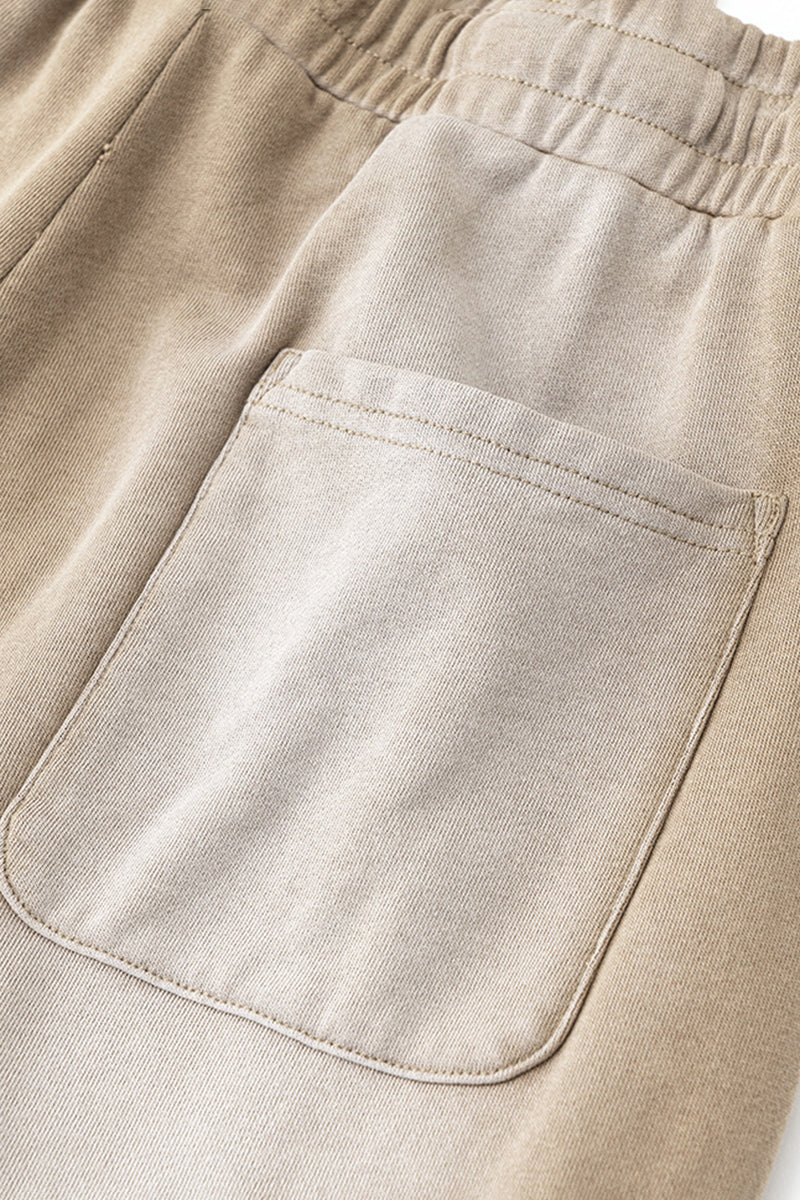 Destroyed Hem Washed Joggers