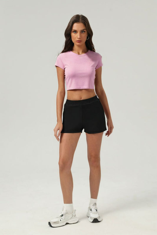 Women's Midriff-Baring Crop Top
