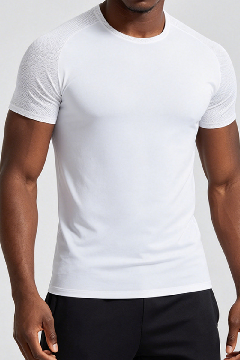 Men's Summer Round Neck Comfortable Quick-Dry Sports Tee