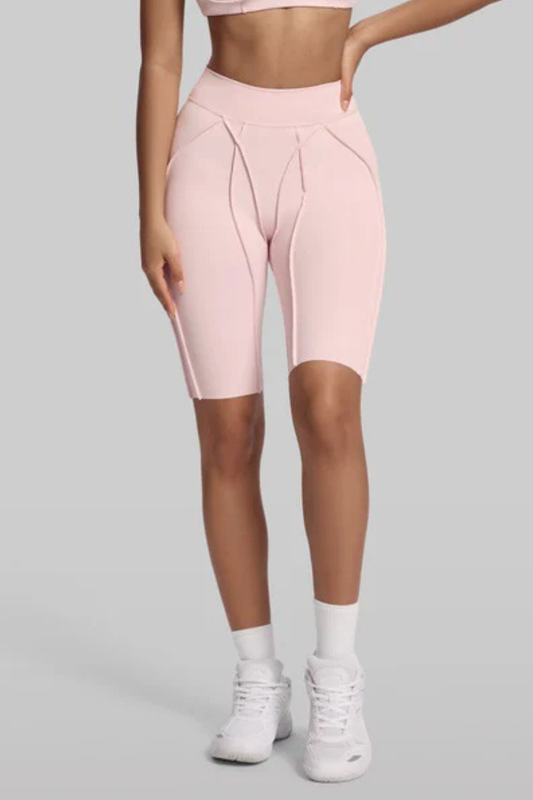 Women's High-Waisted Seam Detail  Naked Feel Yoga Shorts