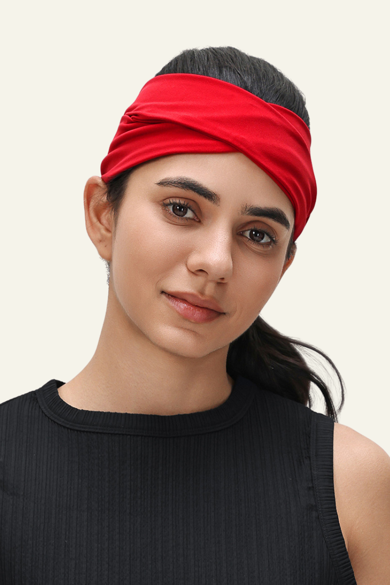 Women's Athletic High-Elasticity Yoga Headband.