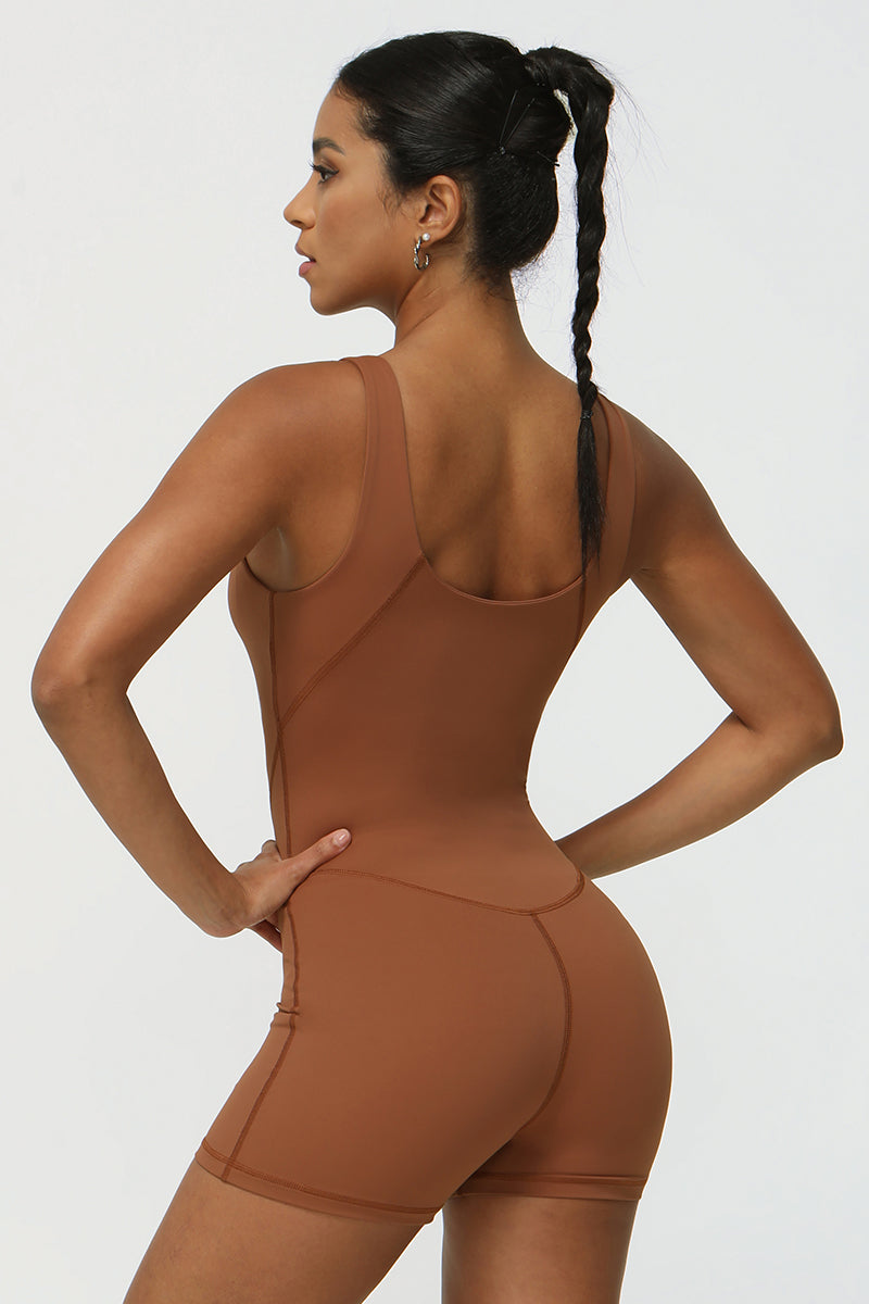 Women Backless Yoga Sport Jumpsuit