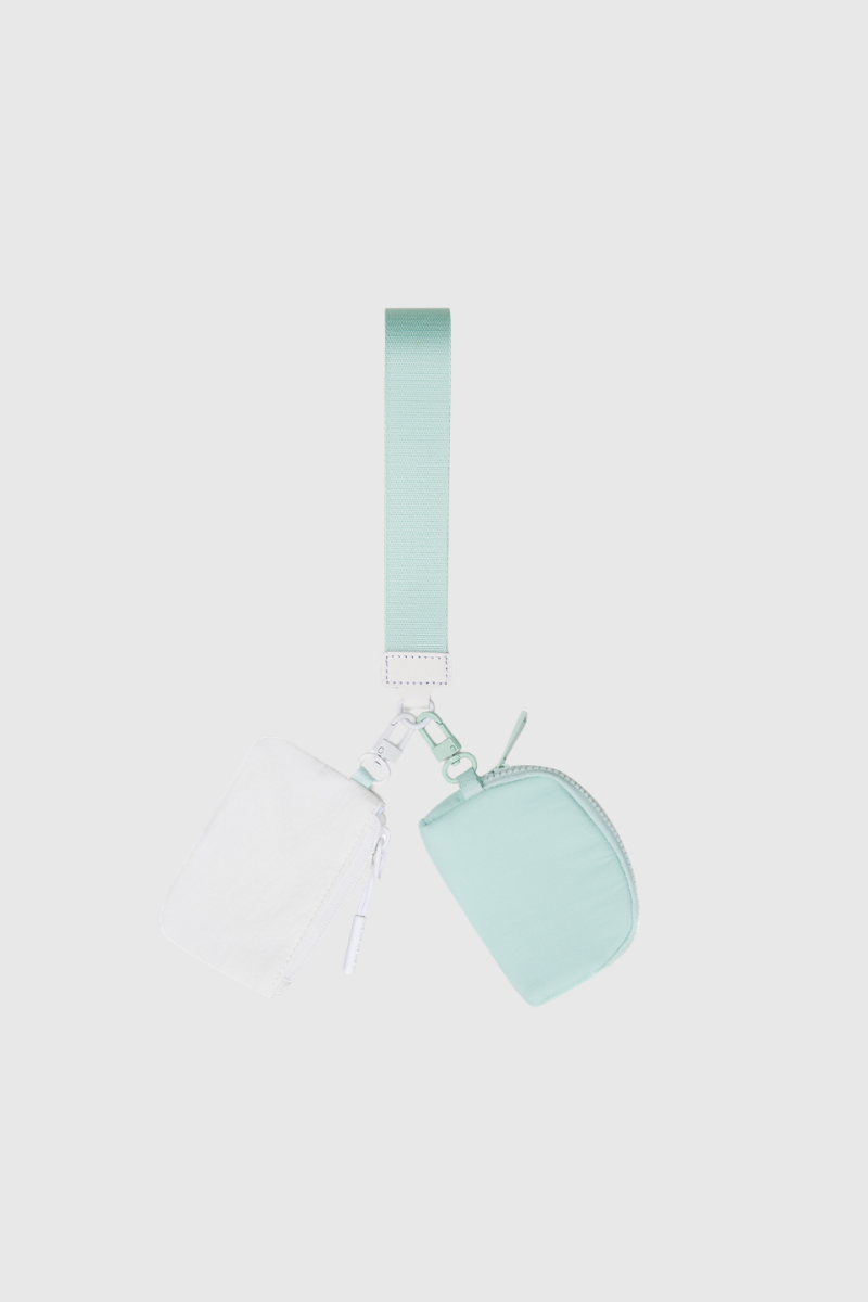 Color Collision Portable Wrist Bag Storage Small Bag