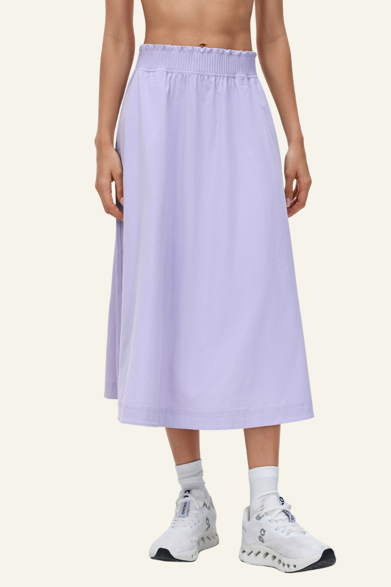 Women's Athletic High-waisted A-line Slim Skirt