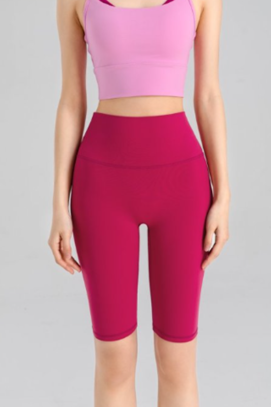 Women's High Waist Booty Seam Yoga Capri Leggings