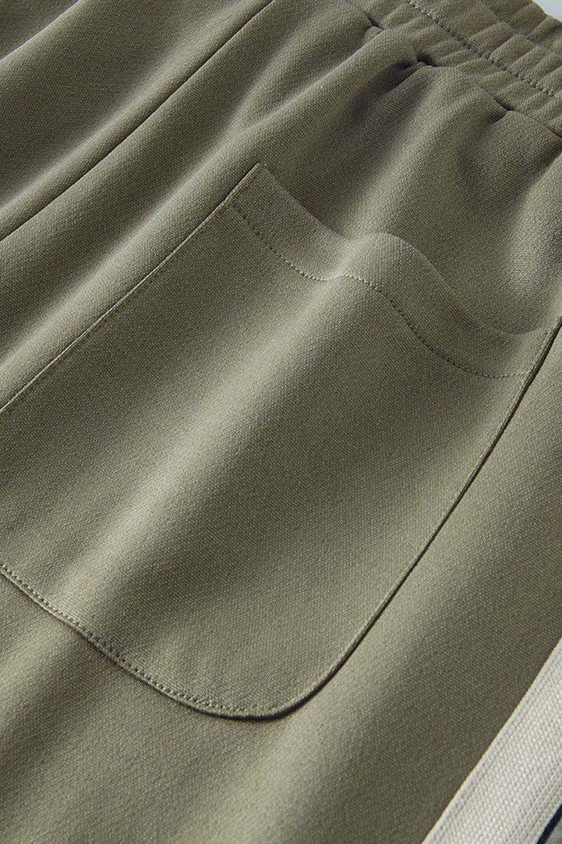 Sports Pants with Side Stripes - Elastic Joggers for Training & Casual