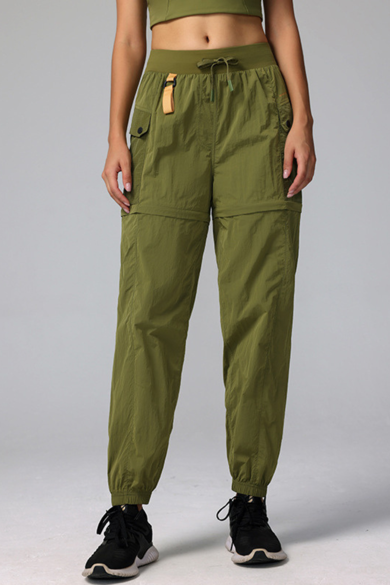 Women's Convertible 2-in-1Quick-Dry Drawstring Cargo Pants