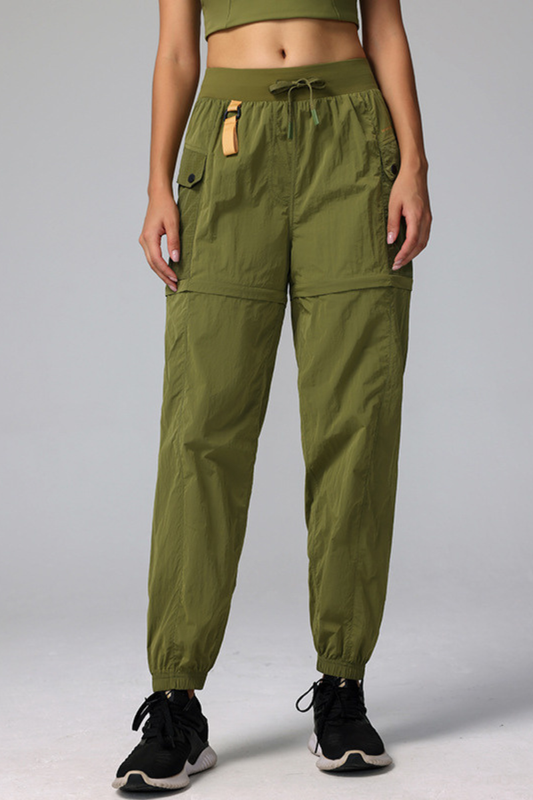 Women's Convertible 2-in-1Quick-Dry Drawstring Cargo Pants