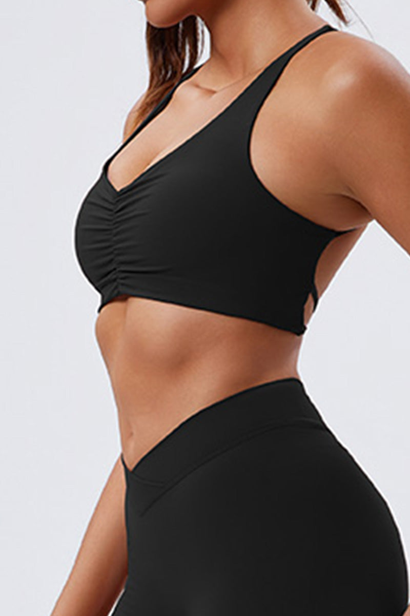 Women Eco-Friendly Recycled Professional Fabrics Tight Fit Outdoor Sports Fitness Yoga Bra
