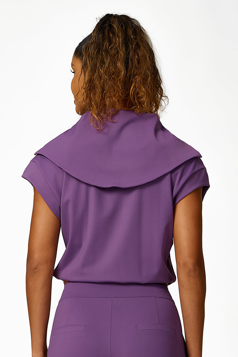 Half Zipper Loose Sports Tank Top