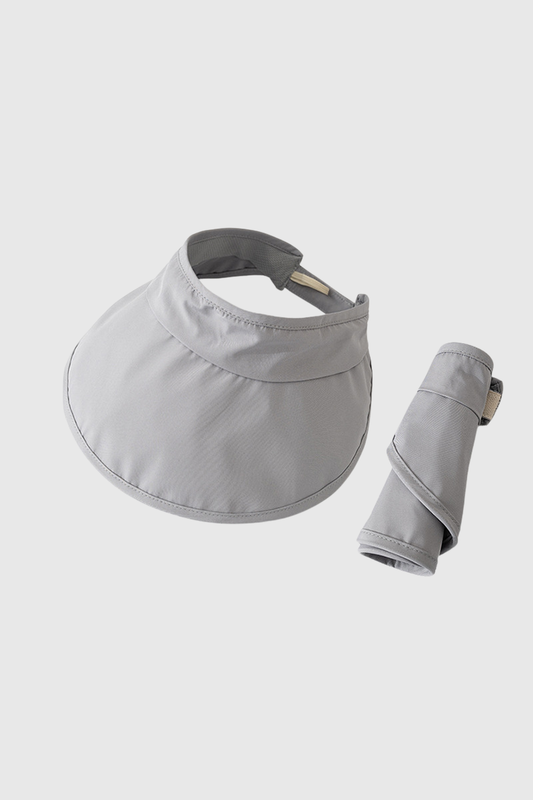Summer Lightweight Sun Visor Foldable Wide Brim Empty Top Cap