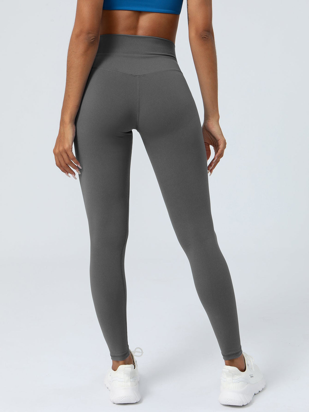 Women's High Waist Peach Buttock Lifting Pilates Yoga Fitness Elastic Sports Leggings Colanti