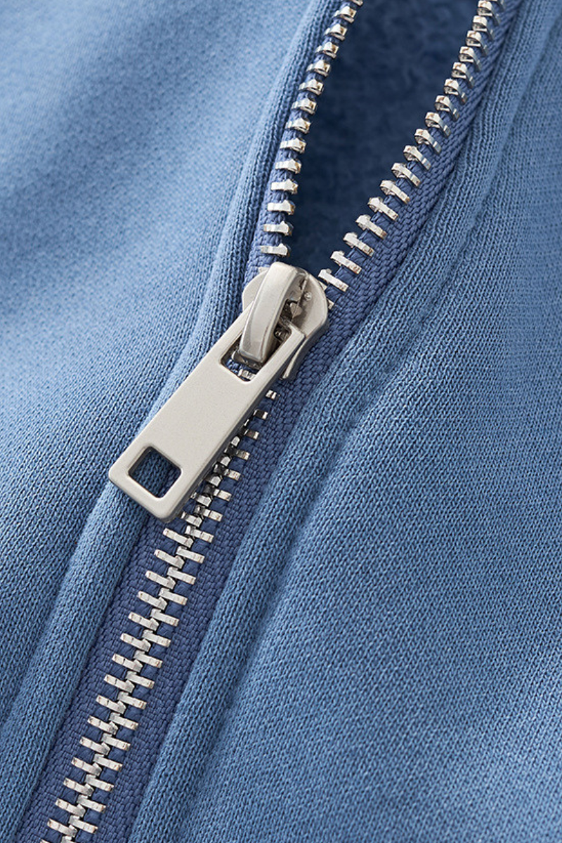 Men's Fall Vintage Washed Fleece Quarter Zip Sweatshirt