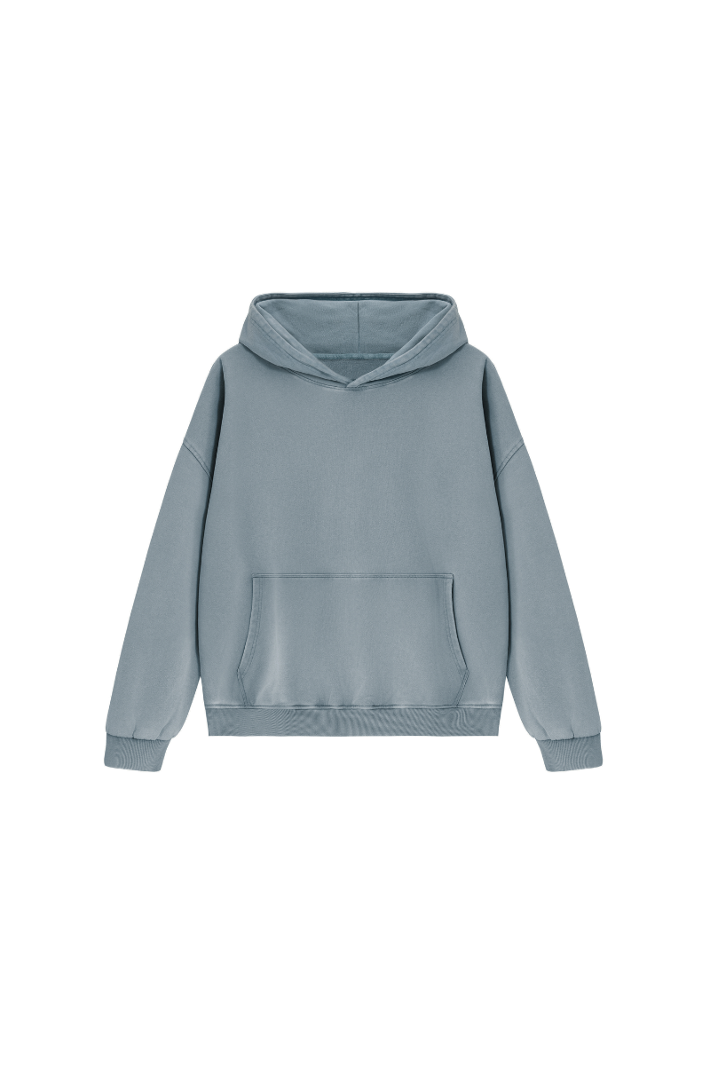 Women's  Fall 100% Cotton Washed Vintage Heavyweight Hoodie