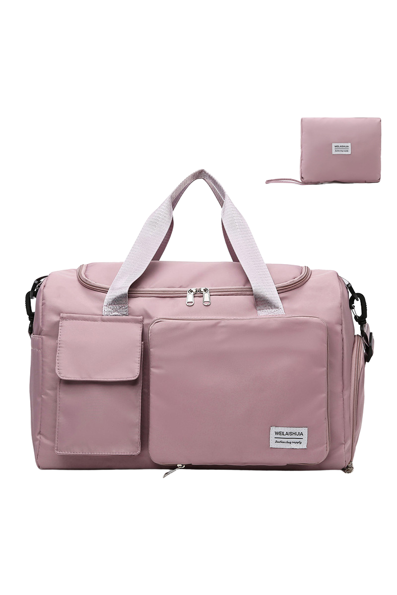 Foldable Multi-Pocket Oxford Cloth Fitness Sports Travel Bag