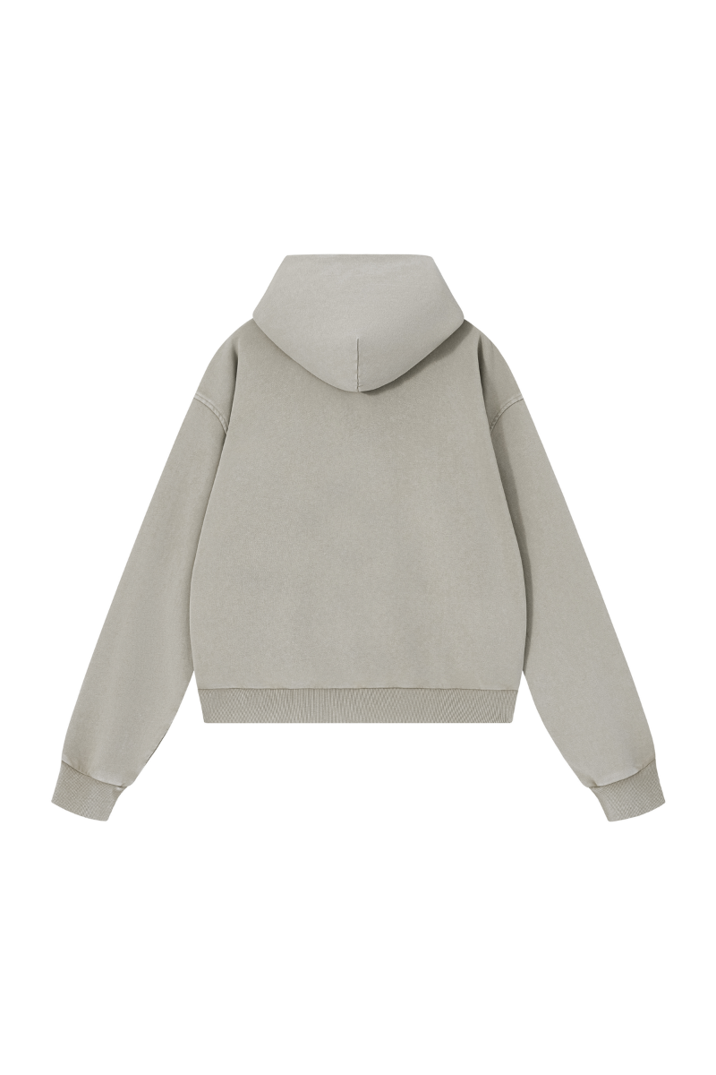 Women's Fall Washed Vintage Boxy  Comfort Color Hooded Jacket