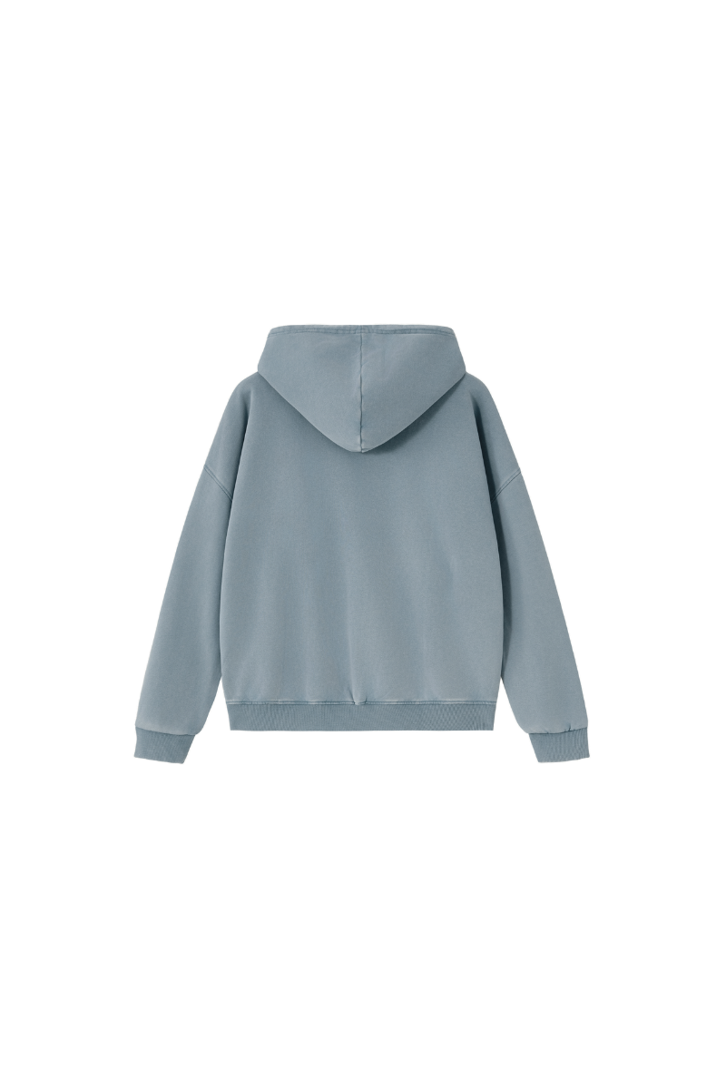 Men's  Fall 100% Cotton Washed Vintage Heavyweight Hoodie