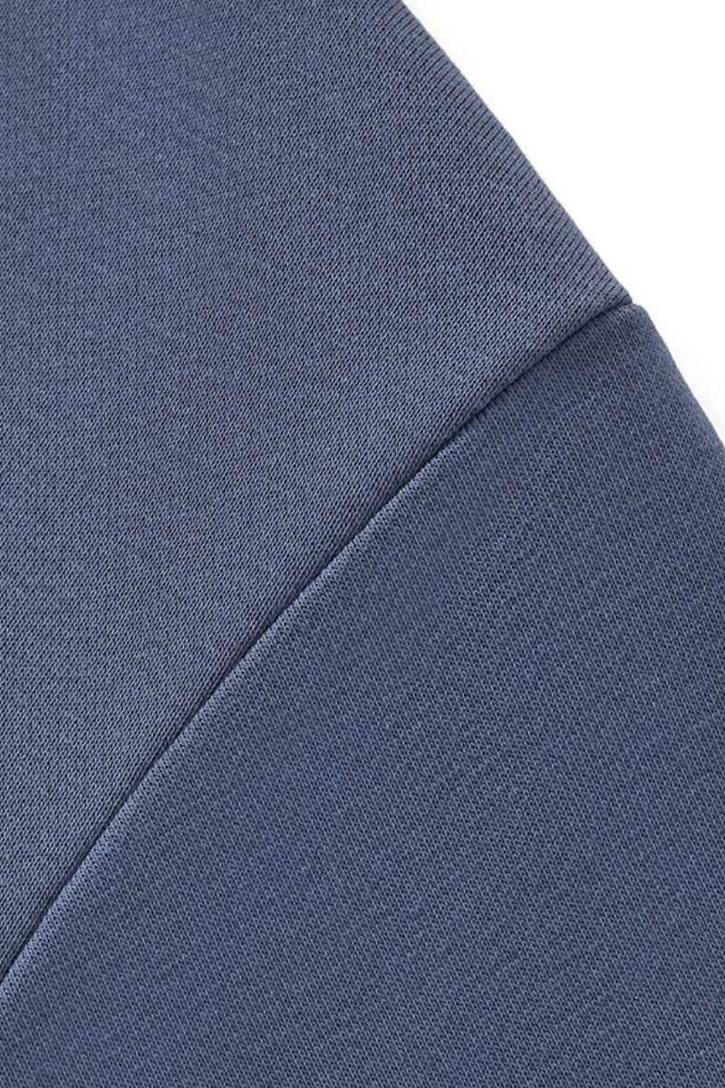 Unisex Fall Cropped Kangaroo Pocket Drop-Shoulder Hoodie