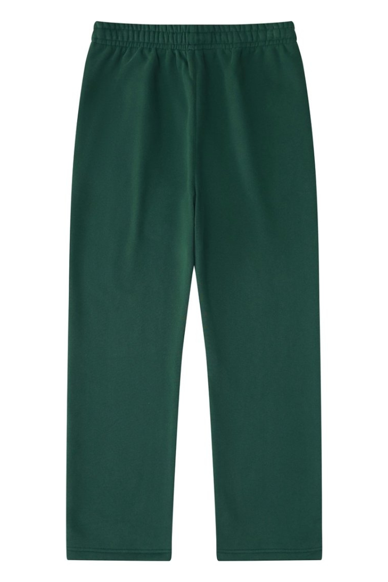 Unisex Fall Fleece Drawstring Straight Leg Casual Sweatpants