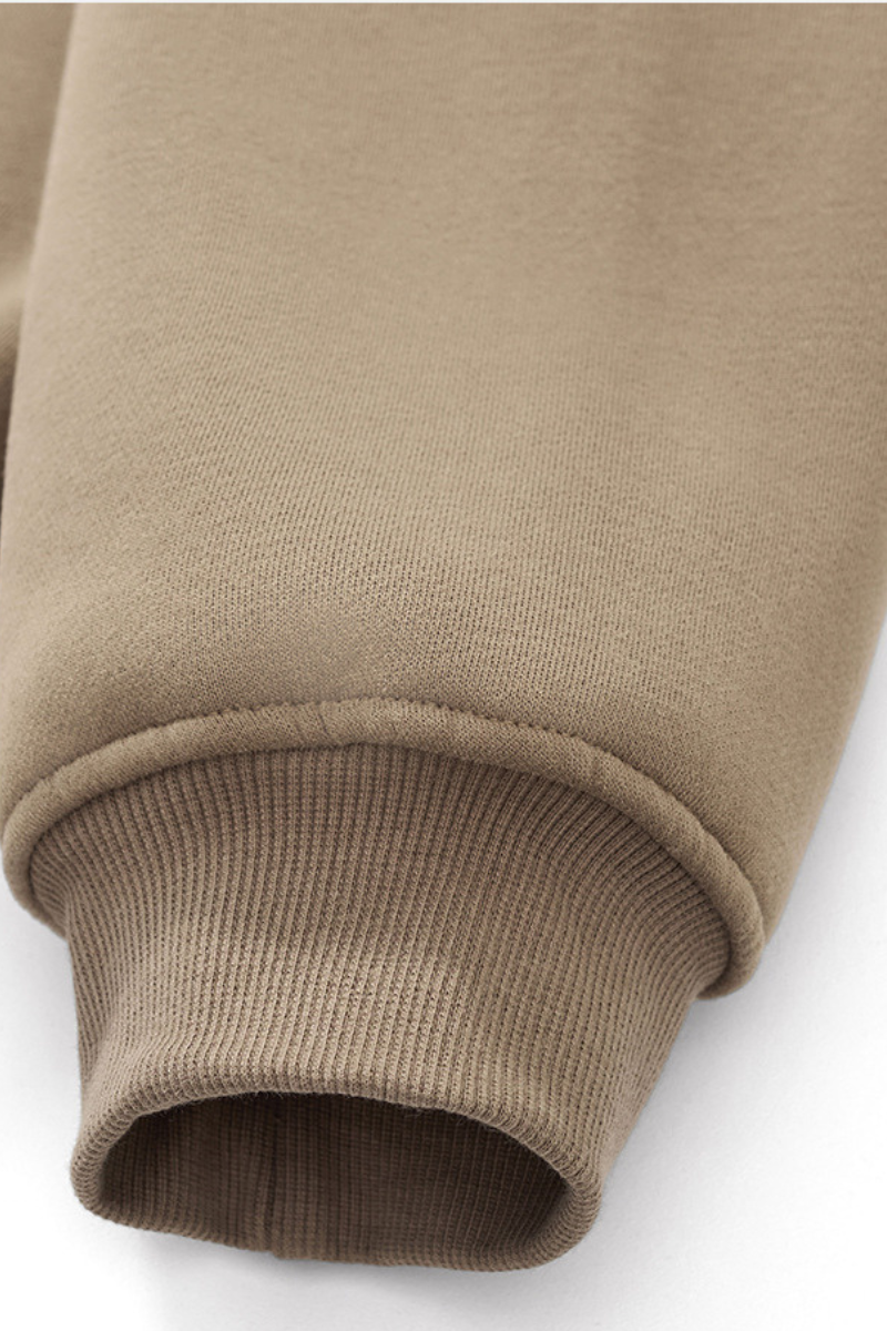 Men's Fall Streetwear Boxy Mockneck Sweatshirt