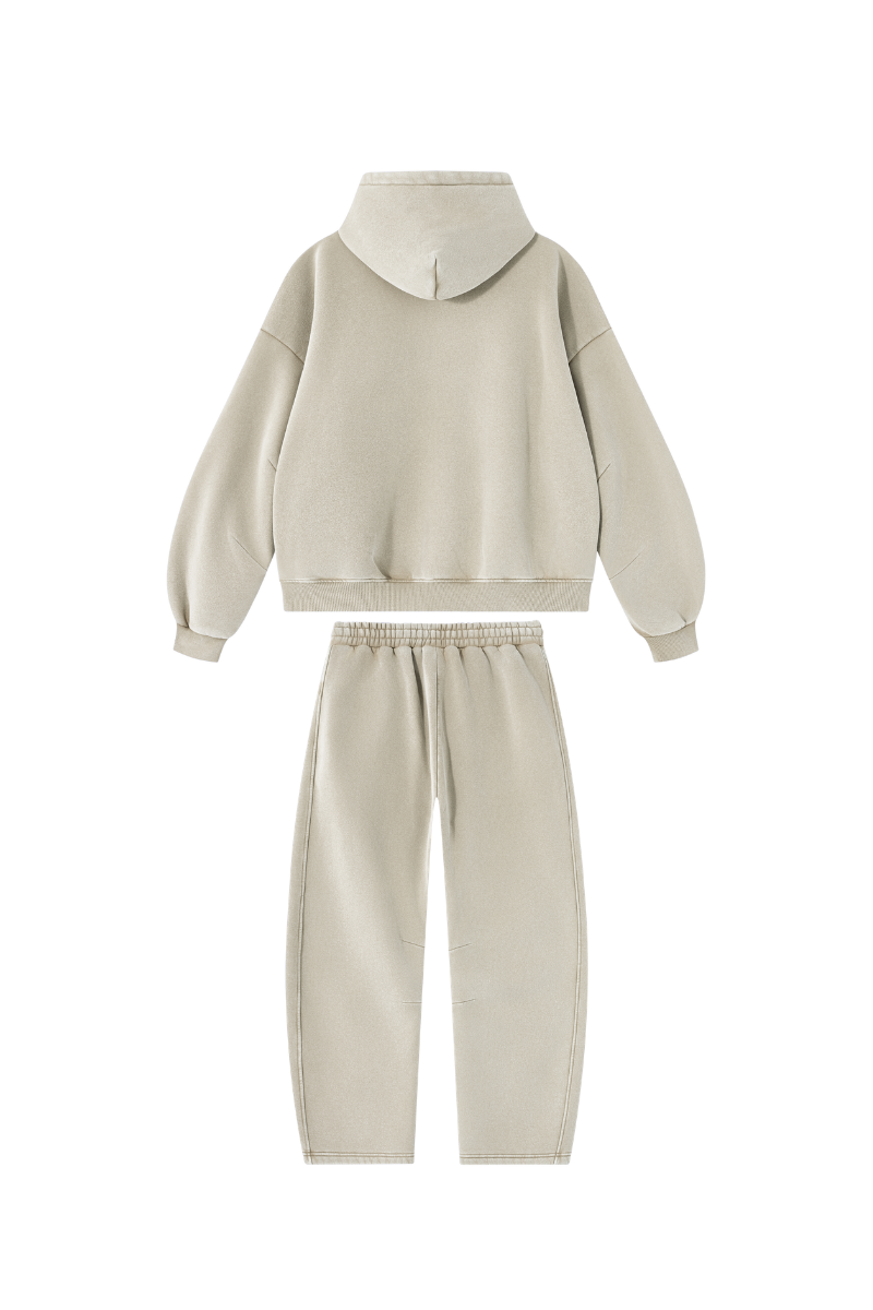 Women's Fall Fleece Sets:Relaxed Hoodie And Sweatpants