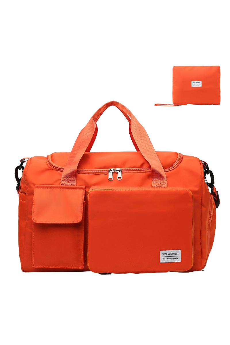 Foldable Multi-Pocket Oxford Cloth Fitness Sports Travel Bag