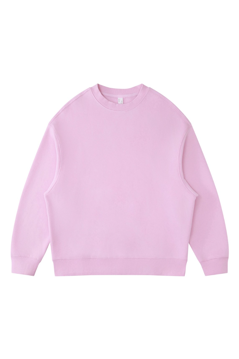 Men's Fall Fleece‑Lined Drop Shoulder Oversized Pullover