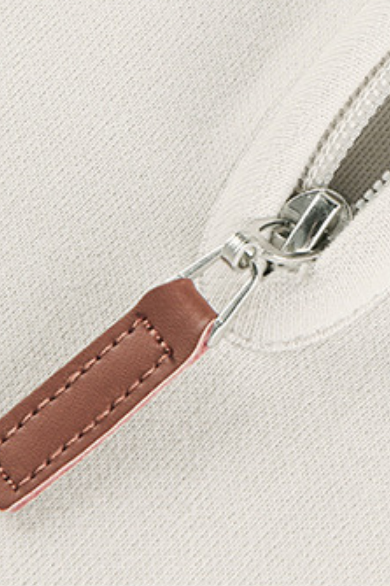 Women's Fall/Winter Fleece-Lined Half-Zip Hooded Sweatshirt