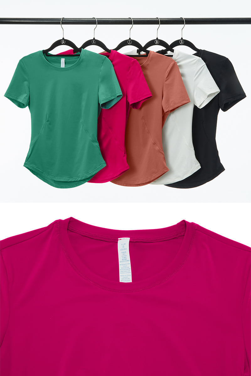 Women's Loose Breathable Athletic Shorts T-Shirt Set