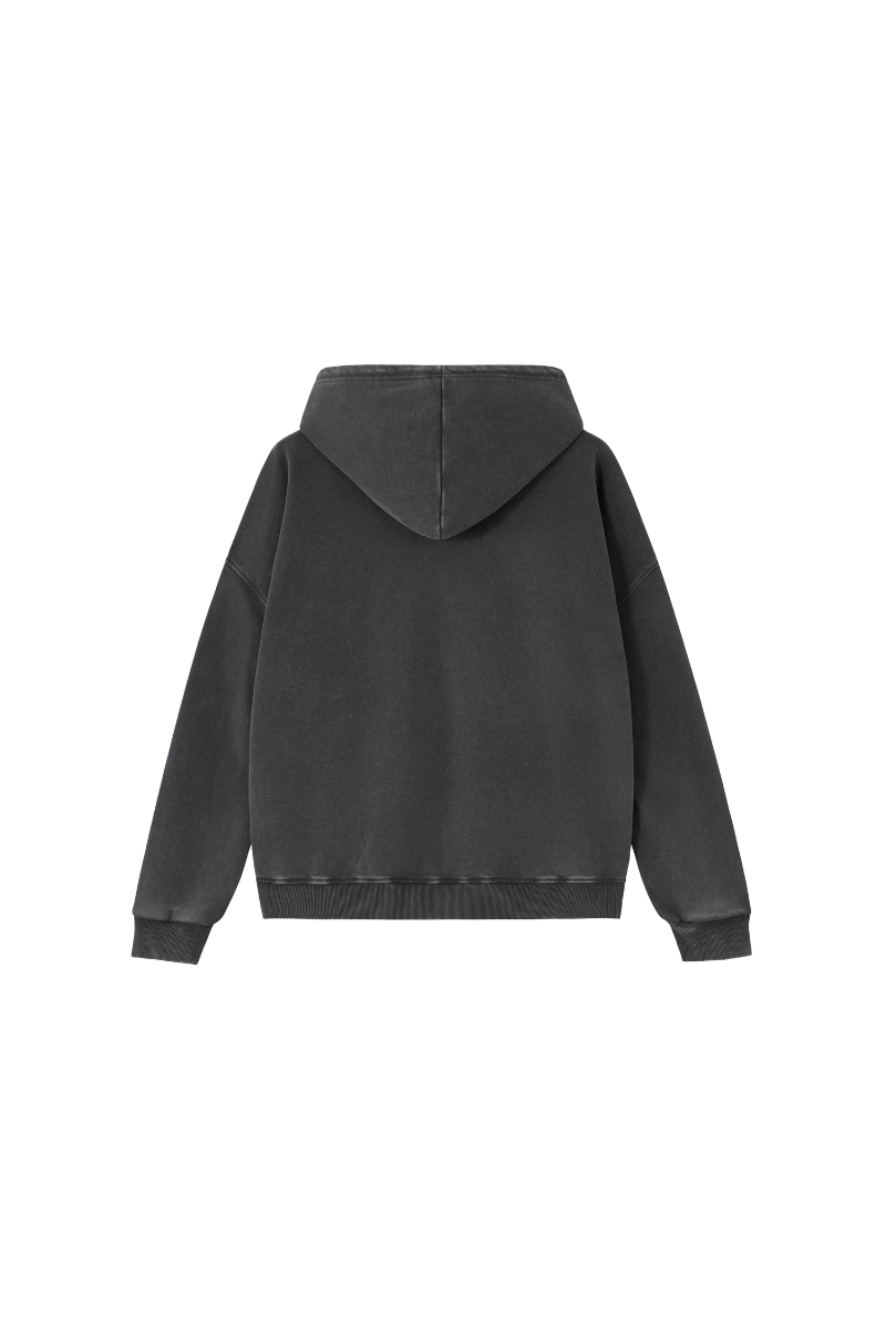 Unisex Fall 100% Cotton Washed Vintage Heavyweight Hoodie