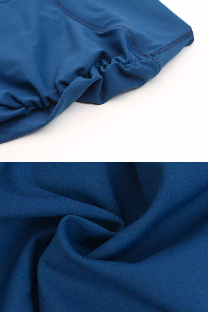 Women Pleated Butting Lifting Yoga Sport Shorts