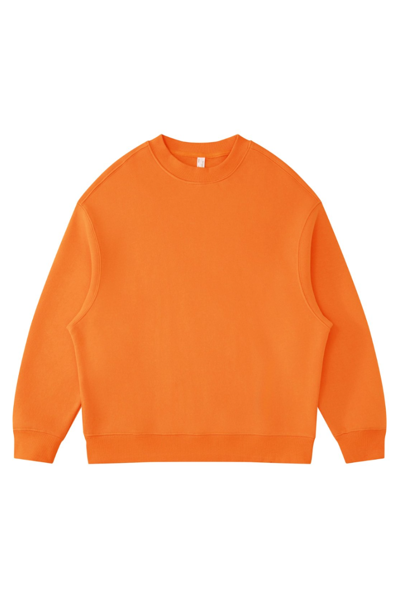 Men's Fall Fleece‑Lined Drop Shoulder Oversized Pullover