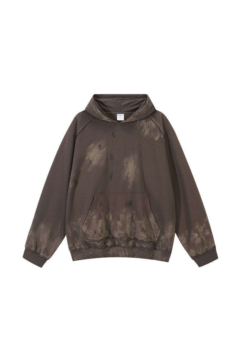 Women's  Fall  Heavyweight Oversized Vintage Washed Hoodie