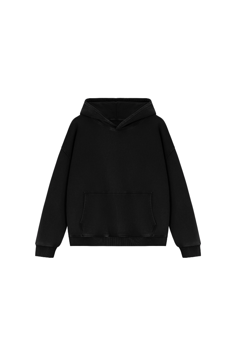 Men's  Fall 100% Cotton Washed Vintage Heavyweight Hoodie