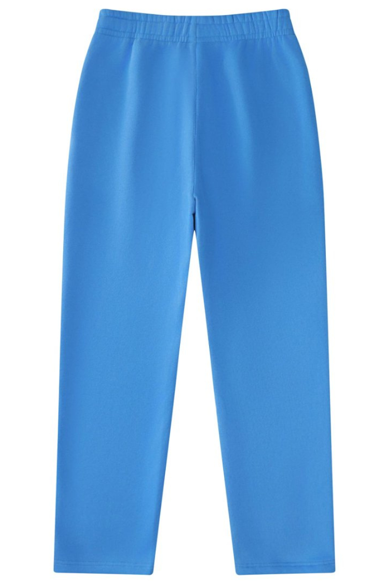 Unisex Fall Fleece Drawstring Straight Leg Casual Sweatpants