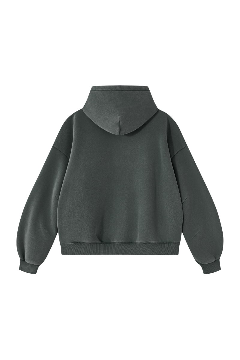 Men's Fall Fleece Heavyweight Washed Drop Shoulder Hoodie