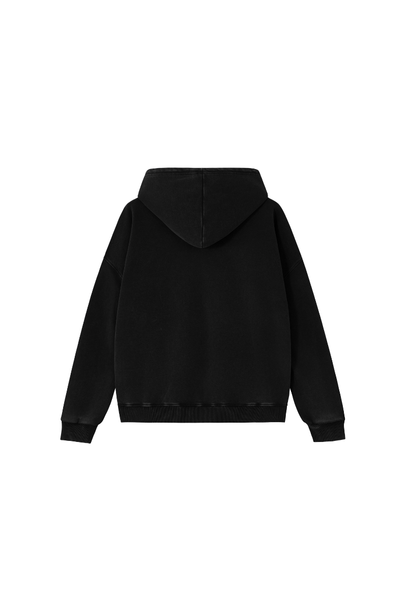 Men's  Fall 100% Cotton Washed Vintage Heavyweight Hoodie