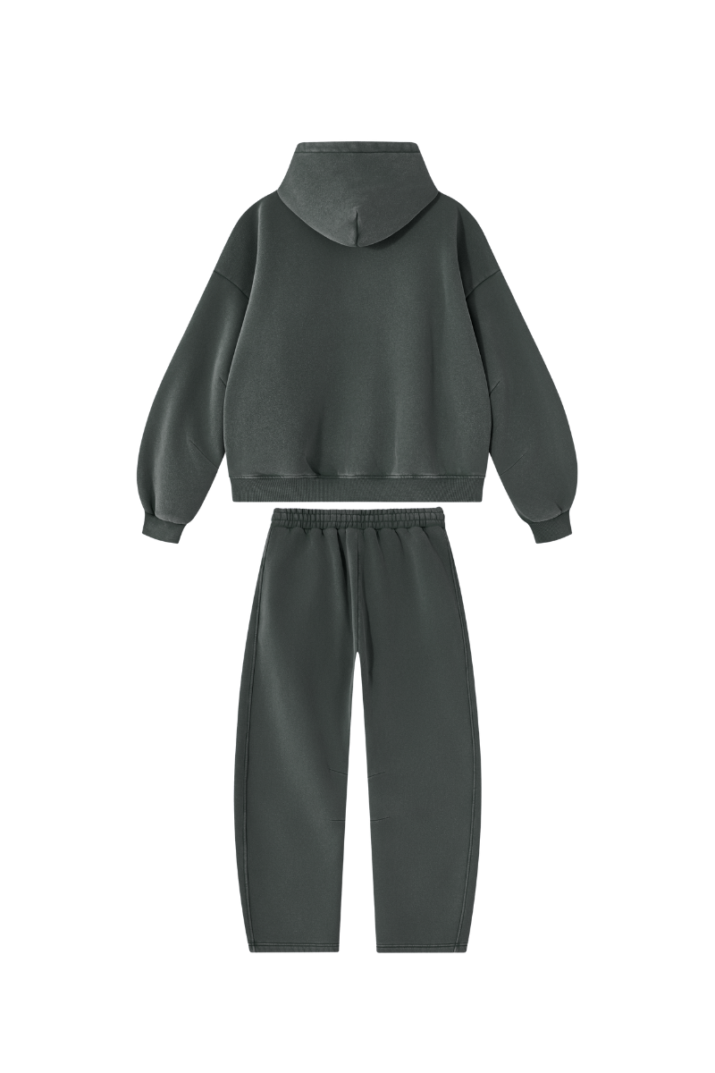 Women's Fall Fleece Sets:Relaxed Hoodie And Sweatpants