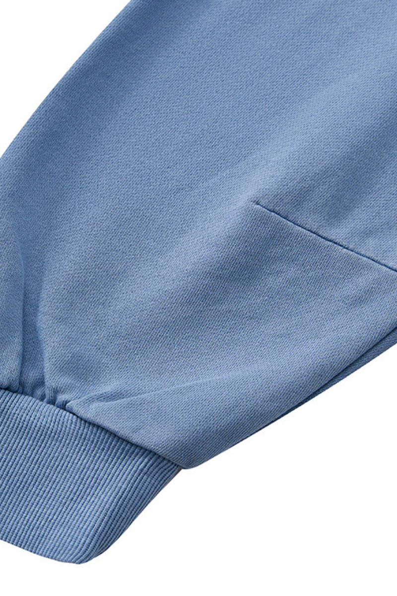 Unisex Fall 100% Cotton 360G Boxy Cropped Two‑Way Zip Jacket