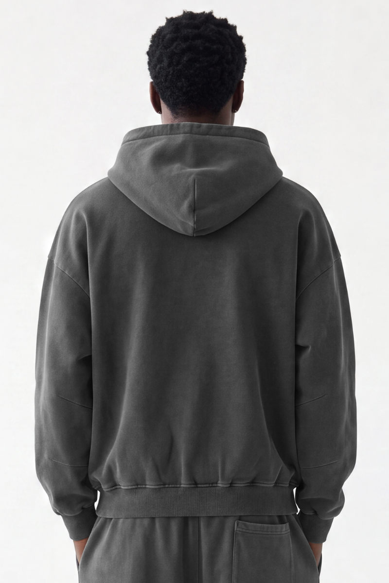 Men's Fall 100% Cotton Kangaroo Pocket Washed Hoodies
