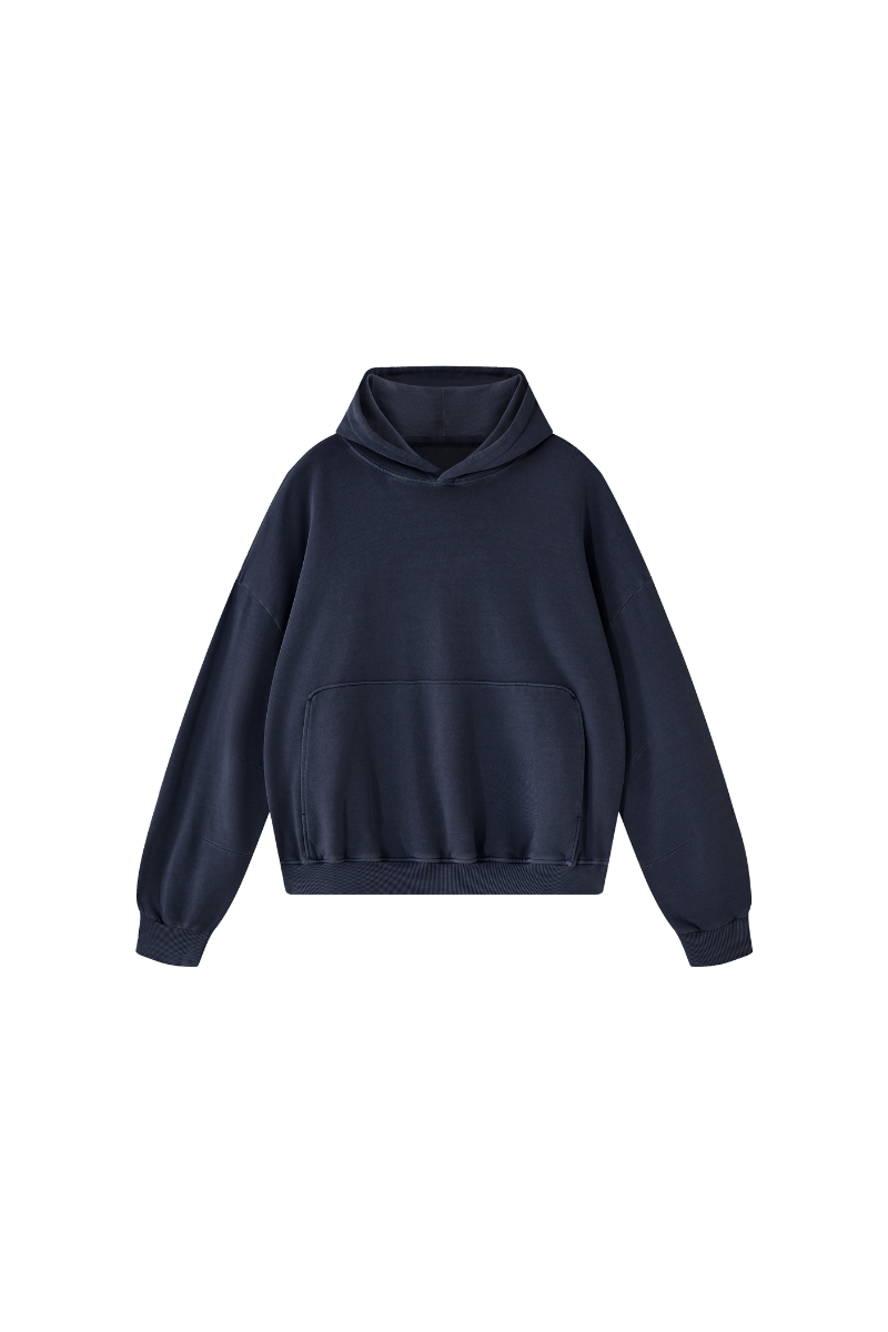 Women's Fall 100% Cotton Kangaroo Pocket Washed Hoodies