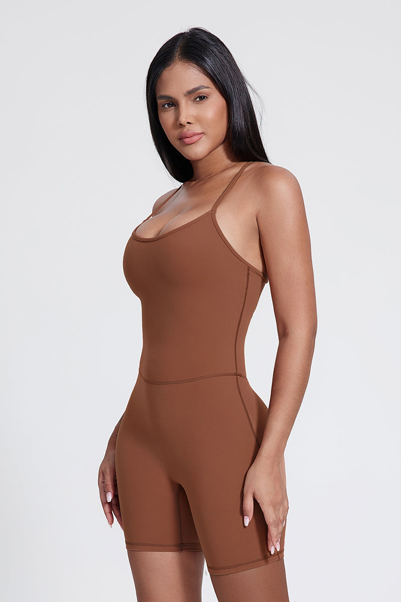 Women'S Backless Suspender Hip Lift And Belly Tucking Yoga Set