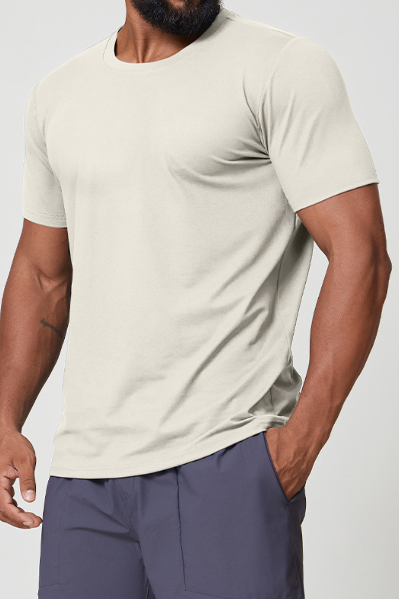 Men's Crew Neck Quick-Dry Athleisure T-shirt