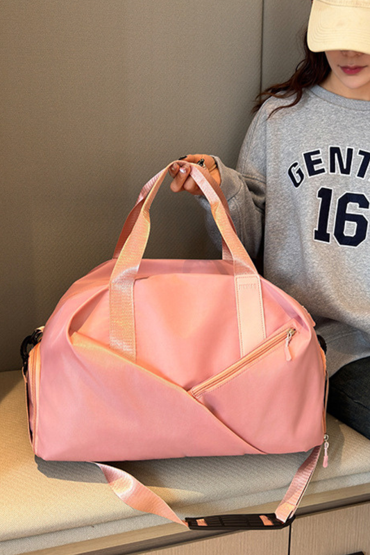 Minimalist Multi-Compartment Side Zipper Gym Travel Bag